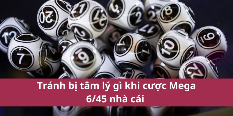Tránh bị tâm lý gì khi cược Mega 6/45 nhà cái 