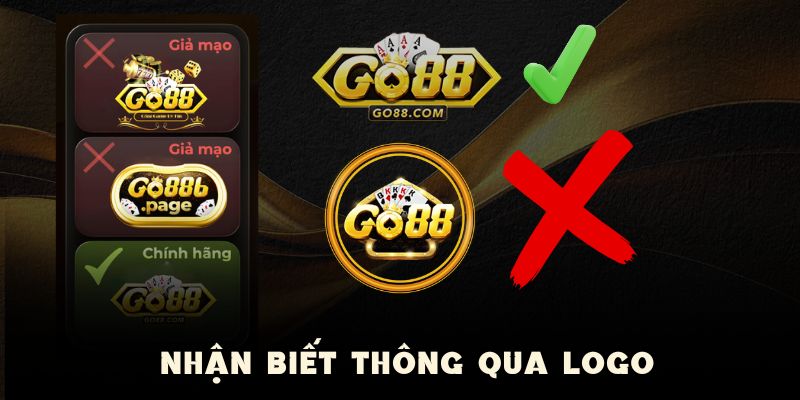 Hướng Dẫn Phân Biệt GO88 Thật Giả - Tránh Trang Mạo Danh Lừa Đảo 3 Dựa vào biểu tượng logo để xác minh trang chủ chuẩn